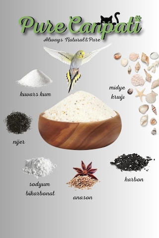 Purecanpati Premium Kuş Kumu 250 Gram