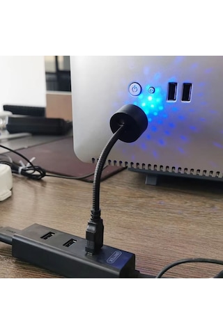 Go İthalat Usb Sese Duyarlı 8 Farklı Mod Işıklı Led Atmosfer Işığı Ambiyans Aydınlatması