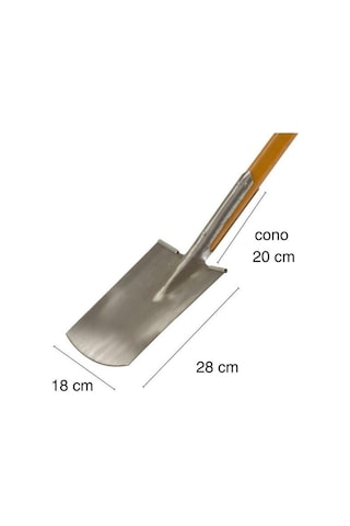 Handy 20895t 95 Cm Çelik Kare Bel Küreği