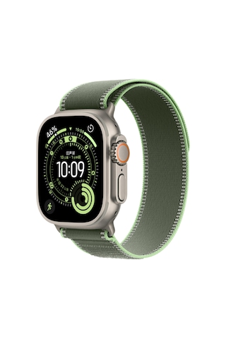 Watch 44mm Mbfx Krd-77 Hasır Kordon - Açık Yeşil