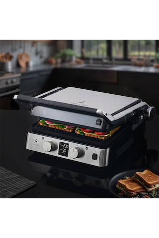 Aryıldız Deluxe Grill Dijital Ekranlı 2200 W Tost Makinesi