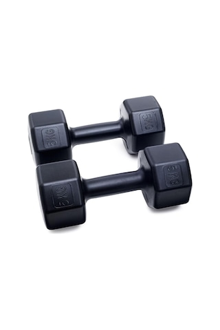 Lexroo 5 Kg Dambıl X 2 Adet 10 Kg Siyah