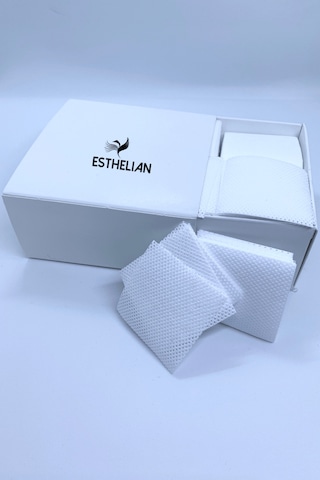 Esthelian İpek Kirpik Protez Tırnak için Tüysüz Makyaj Mendili
