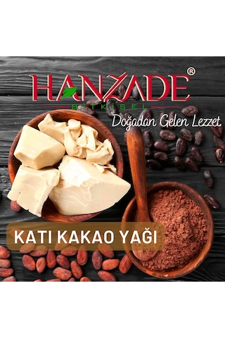 Hanzade Bitkisel Yenilebilir Saf Katı Kakao Yağı 1 KG