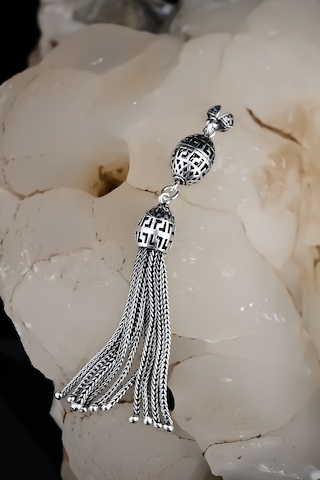 Encili Silver 925 Ayar Gümüş Sallantılı Tesbih Püskülü