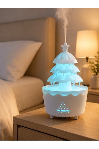 Znv Zenvia Mey İthalat Rgb Aydınlatmalı Şans Ağacı Aromaterapi Difüzörü 250 Ml Hava Nemlendirici Znv2025 Cmn