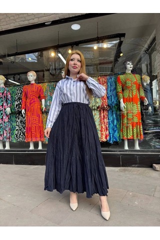 Kraş Etek Siyah Siyah