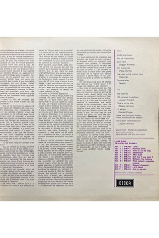 The Rolling Stones L'age D'or Des Vol 6 Lp Plak