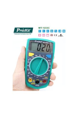 Proskit Mt-1233c 1/2 Dijital Multimetre ( Ölçü Aleti )