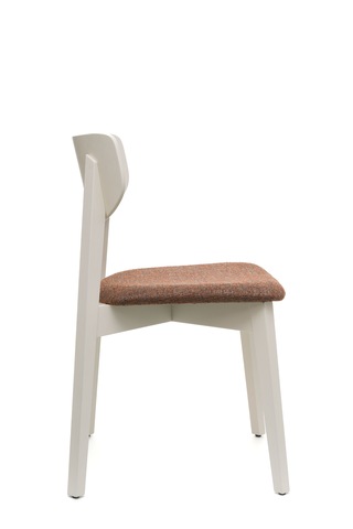 Opus Beyaz Ahşap 4'lu Mutfak Salon Yemek Odası Sandalyesi