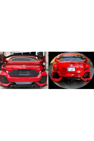 Honda Civic Fc5 Kare Plakalik 2016-2022 547418176