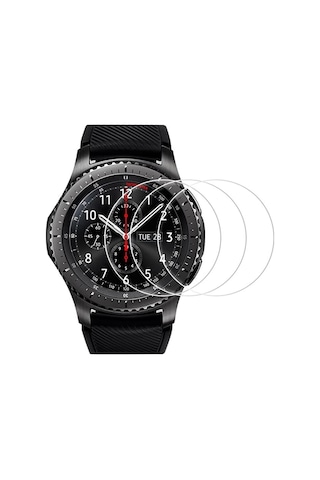 Ecr Samsung Uyumlu Gear S3 Frontier Mat Gerçek Kırılmayan Nano Ekran Kor
