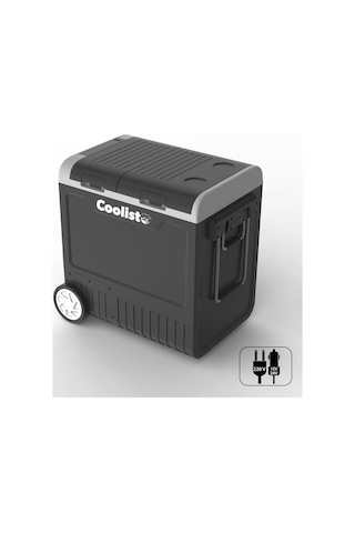 Coolist Clk65w 12/24volt 220volt 65 Litre Çift Bölmeli Tekerlekli Outdoor Kompresörlü Oto Buzdolabı/dondurucu Fr Clk65w