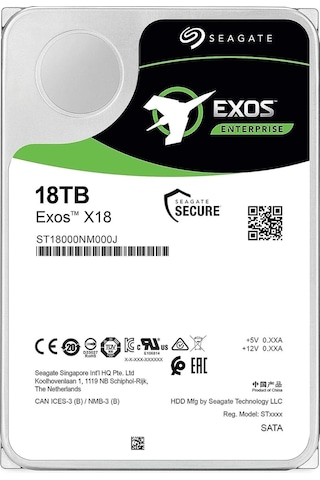 Seagate Exos X18 18tb 7200rpm 512e/4kn Sata3 6gbit/sn St18000nm000j Hdd Diğer
