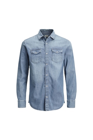 Jack&jones Jjesheridan L/s Noos Erkek Gömlek-12138115-medium Blue Denim Mavi