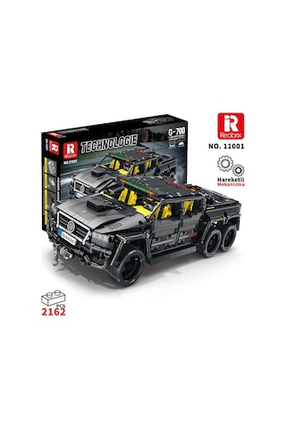 Reobrix Technic 11001 Mercedes Benz G700 Brabus 6x6 Yaratıcı Yapı Blok Seti Building Block 2162parça