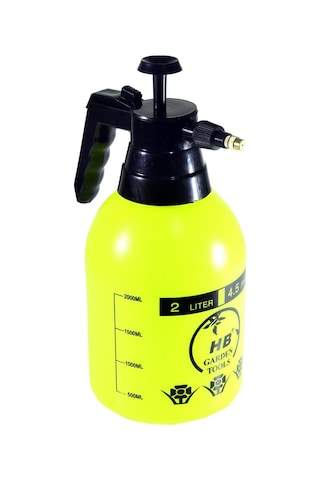 2 Litre El Tipi Tazyikli Bahçe İlaçlama Pompası Fısfıs Çiçek Sula