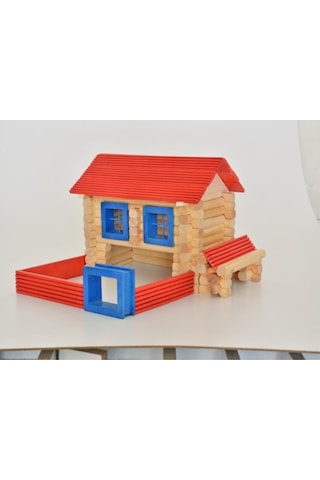 DEdemin Evi Ahşap Ev Maket Oyunu 93 Parça 00024
