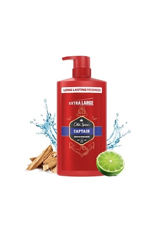 Old Spice Captain 800 Ml 3 Ü 1 Arada Duş Jeli Derinlemesine Temizleyen Okyanus Acai Üzümü