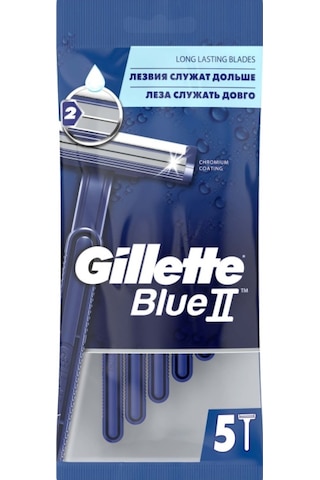 Gillette Blue2 Kullan-At Tıraş Bıçağı 5'li