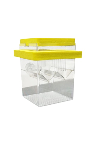 Suntek Yüzen Balık Yetiştirme İzolasyon Kutusu Karides Sarı