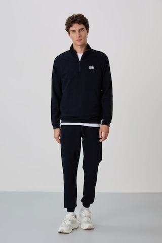 Tommy Life Herbert Lacivert Dik Yaka Eşofman Takım - 85233 Lacivert