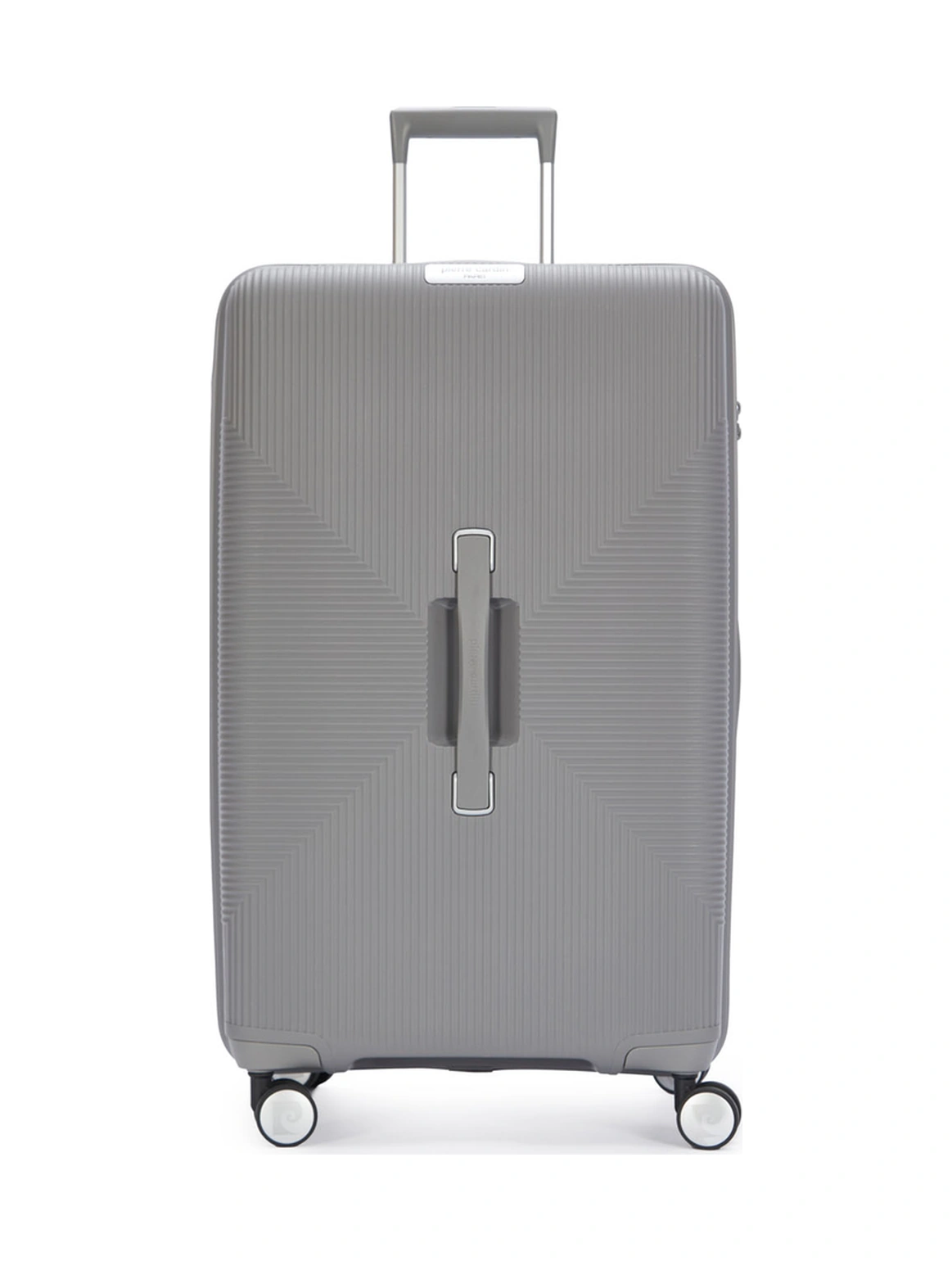 Pierre Cardin Büyük Ve Kabin Boy 2'li Set %100 Polipropilen Valiz Gri 04pc7080 Gri