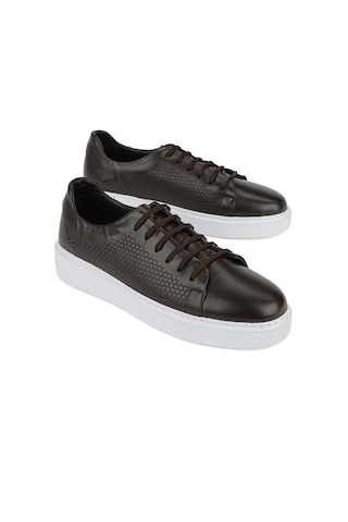 Ziya Erkek Hakiki Deri Sneaker 161423z515 Kahve 161423z515 300 40