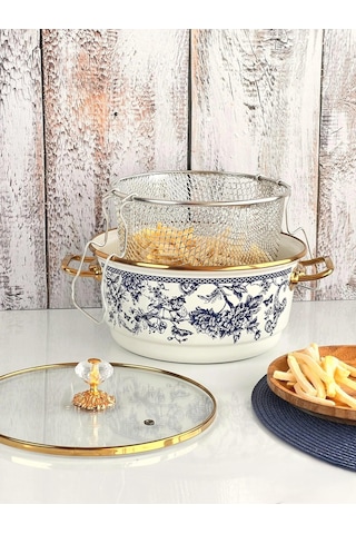 Miss Betty Blue Life Kızartma Tenceresi 22cm Miss-8324-30