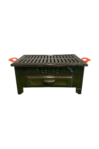 Emaye Boyalı Mangal Siyah