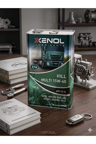 Xenol Hill Multi 15W-40 API CI-4 Ağır Hizmet Dizel Motor Yağı