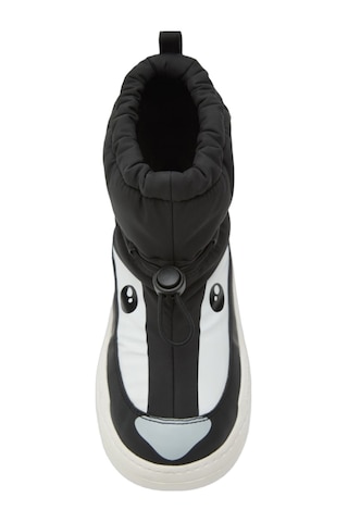Moon Boot Mb Jr Park Tube Mıd Anımal Wp 13446 Siyah