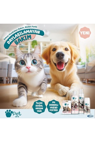 Pet Love Şampuan, Çilek, 500 Mililitre