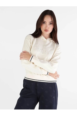 Guess Active Beyaz Kadın Sweatshirt V6yq08k4288-g1o6