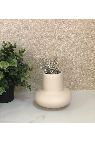 Thiramis Homeconcept Bej Camber Dekor & Vazo 13x13