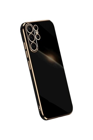 Durukar Samsung Galaxy Uyumlu - S24 Ultra Kılıf Volet Silikon - Siyah