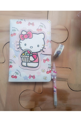 Sanrio Hello Kitty Defter- Kalem Bant Set-2