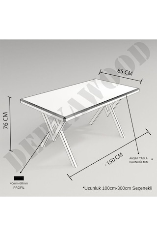 Ahşap Çalışma Ve Bilgisayar Masası-70x100x76 Cm Açık Ceviz