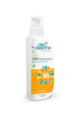 Cire Aseptin SPF50+ Baby Güneş Koruyucu 200 ML Cire Aseptin SPF50+ Baby Güneş Koruyucu 200 ML