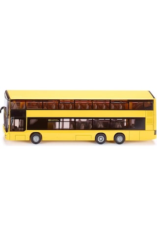 Siku 1884 Man Double-Decker Cıty Bus Metal Plastik Oyuncak Çift K