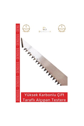 Dayanıklı Ergonomik Tutuş 150 Mm Yüksek Karbonlu Çelik Çift Taraflı Alçıpan Testere