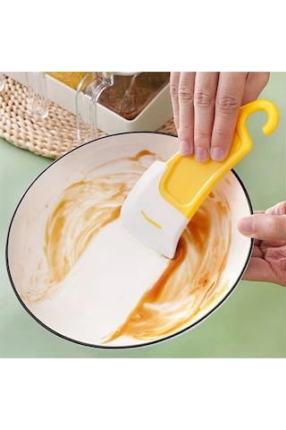 Silikon Uçlu Bulaşık Temizleme Kazıyıcı Spatula Bulaşık Sıyırma Aparatı Plastik Çok Renkli Diğer