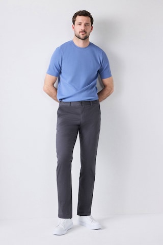 D's Damat Ds Damat Slim Fit Antrasit Armürlü Yan Beli Lastikli Esnek Likralı Yandan Cepli Chino Pantolon 2HCC3ORT20001 Antrasit
