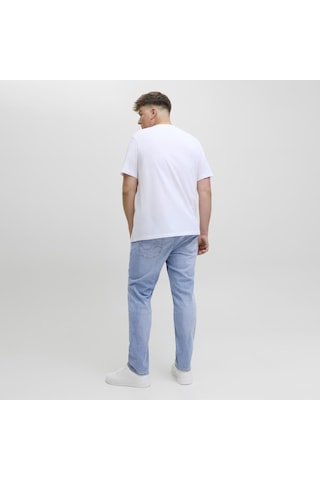 Jack & Jones Büyük Beden Sweat Pantalon- Glenn - 12284341 Blue Denim