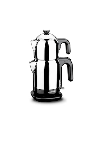Korkmaz A369 Demtez Inox/siyah Elektrikli Çaydanlık 1.6 Lt Siyah