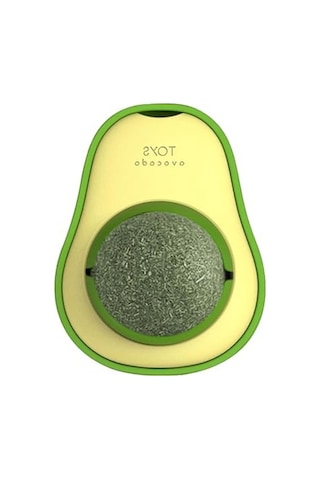 Gobypet Always The Best Avokado Kedi Nanesi, Kedi Otu Topu, Kedi Oyuncağı, Yapışkanlı Doğal Kedi Yalama Topu, Kedi Oyuncağı, Yenilebilir Kedi Nanesi, Arkası Yapışkanlı Kedi Oyuncağı