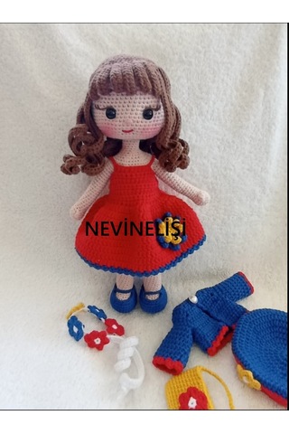 Amigurumi Nehir Bebek Çok Renkli
