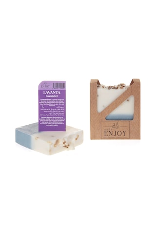 Suds Enjoy Doğal El Yapımı Saç Yüz ve Vücut Lavanta Sabunu 100 G