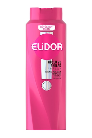 Elidor Güçlü Ve Parlak Şampuan Seramid-parlaklık Kompleksi 650 Ml Normal