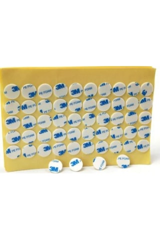 Yuvarlak Kesim Güçlü Çift Taraflı Köpük Bant 15 Mm Çap - 500 adet